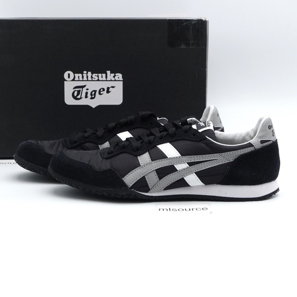 NEW Onitsuka Tiger Serrano Sneakers D109K-9012 Black - Picture 1 of 7